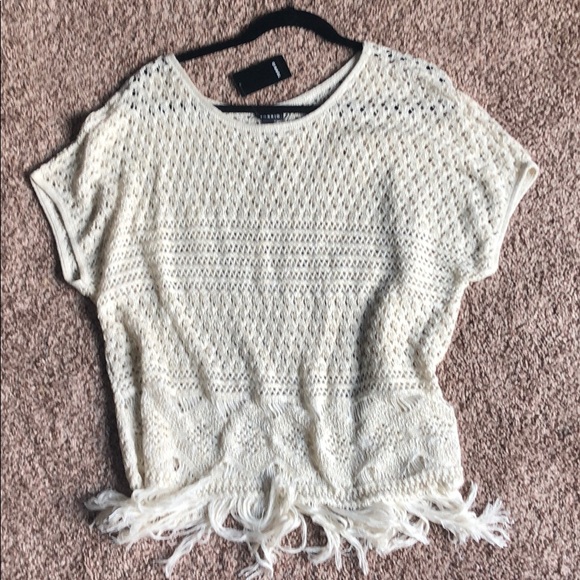 Torrid fringe fall sweater NWT size 0 - Picture 1 of 2